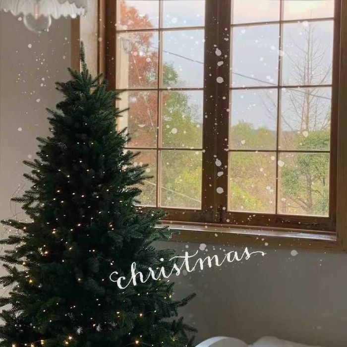 Brad de Crăciun cu lumini LED incluse, brad de Crăciun + lumini