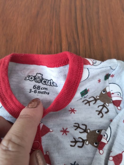 Lot salopete bebe mărime 68 tematica Crăciun.