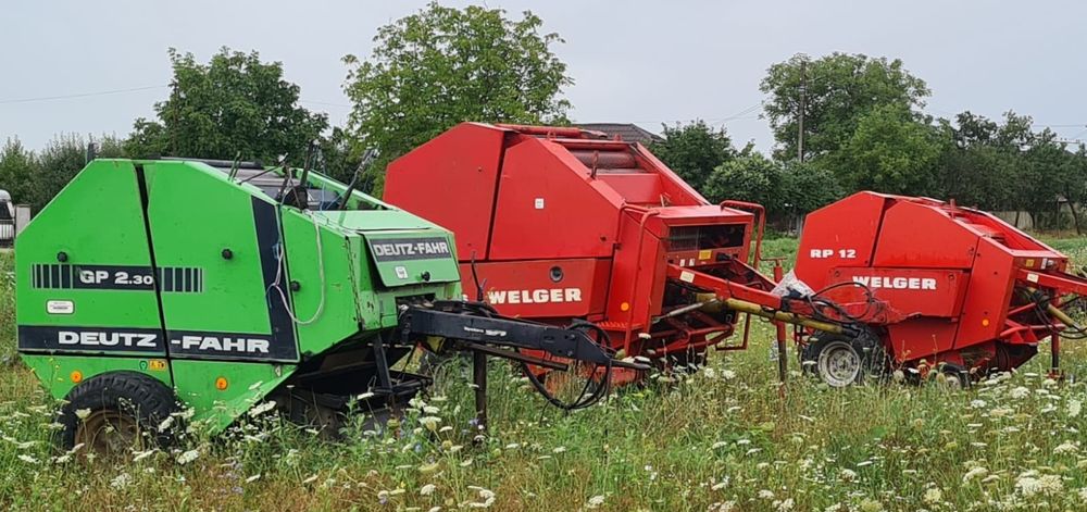 Presa Deutz-Fahr GP 2.30 si Welger rp 15s/ rp12