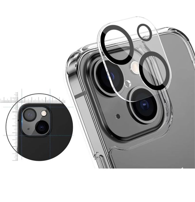 IPHONE 14/15/16/PRO/MAX Folie Sticla Protectie Camera Acoperire Comp