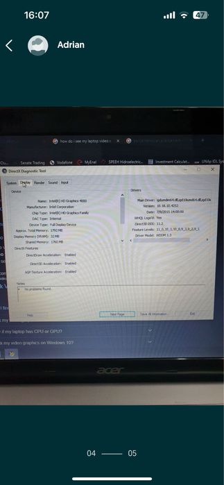 Laptop acer aspire v3-571g