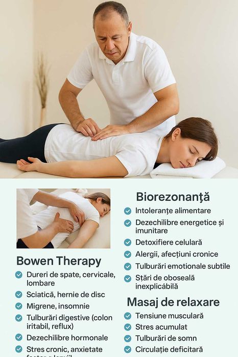 Terapie Bowen, Masaj, Biorezonanță la domiciliu – Brașov
