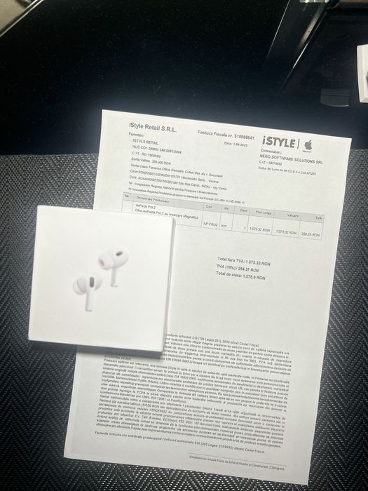 AirPods Pro 2 (USB-C, 2025) – Sigilate, Originale
