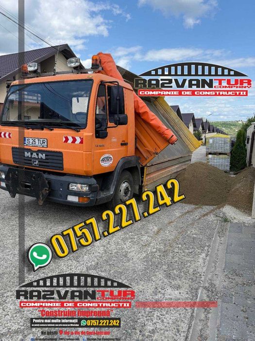 Balast Nisip sorturi, piatra decorativa grădina 8-16/ 16-22,4/ 25-63