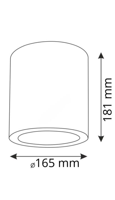 3 x Polux Jupiter 17, ceiling light, 1 x E27, 181 mm x 165 mm, grey