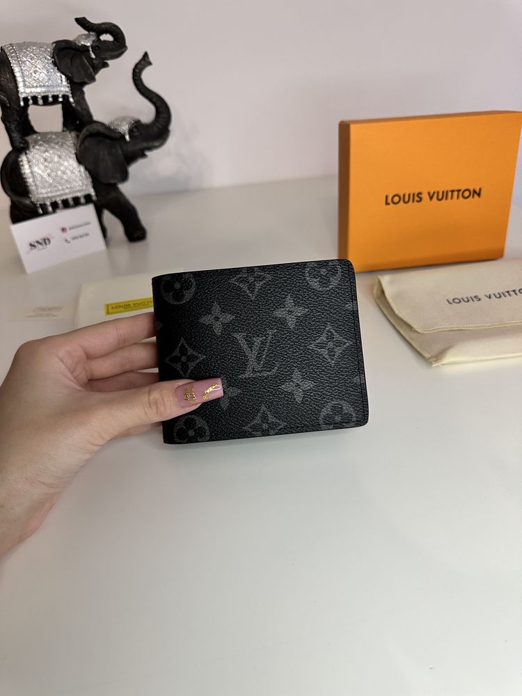 Portofel Louis Vuitton piele canvas 100% cutie inclusă cadou