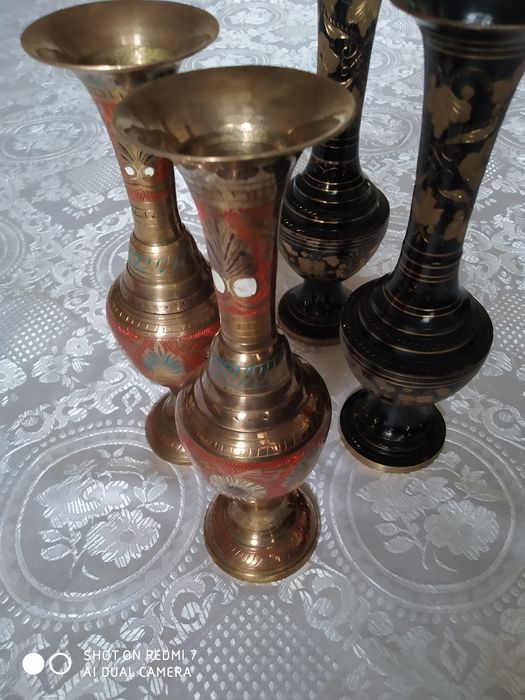 Хиндистон вазалари.  Тоза  мисдан ясалган.  Антиквар.