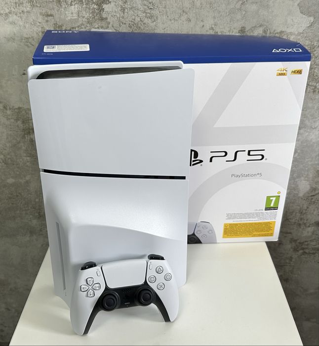 Consola PlayStation 5 Slim PS5 1TB, Disk Edition, White