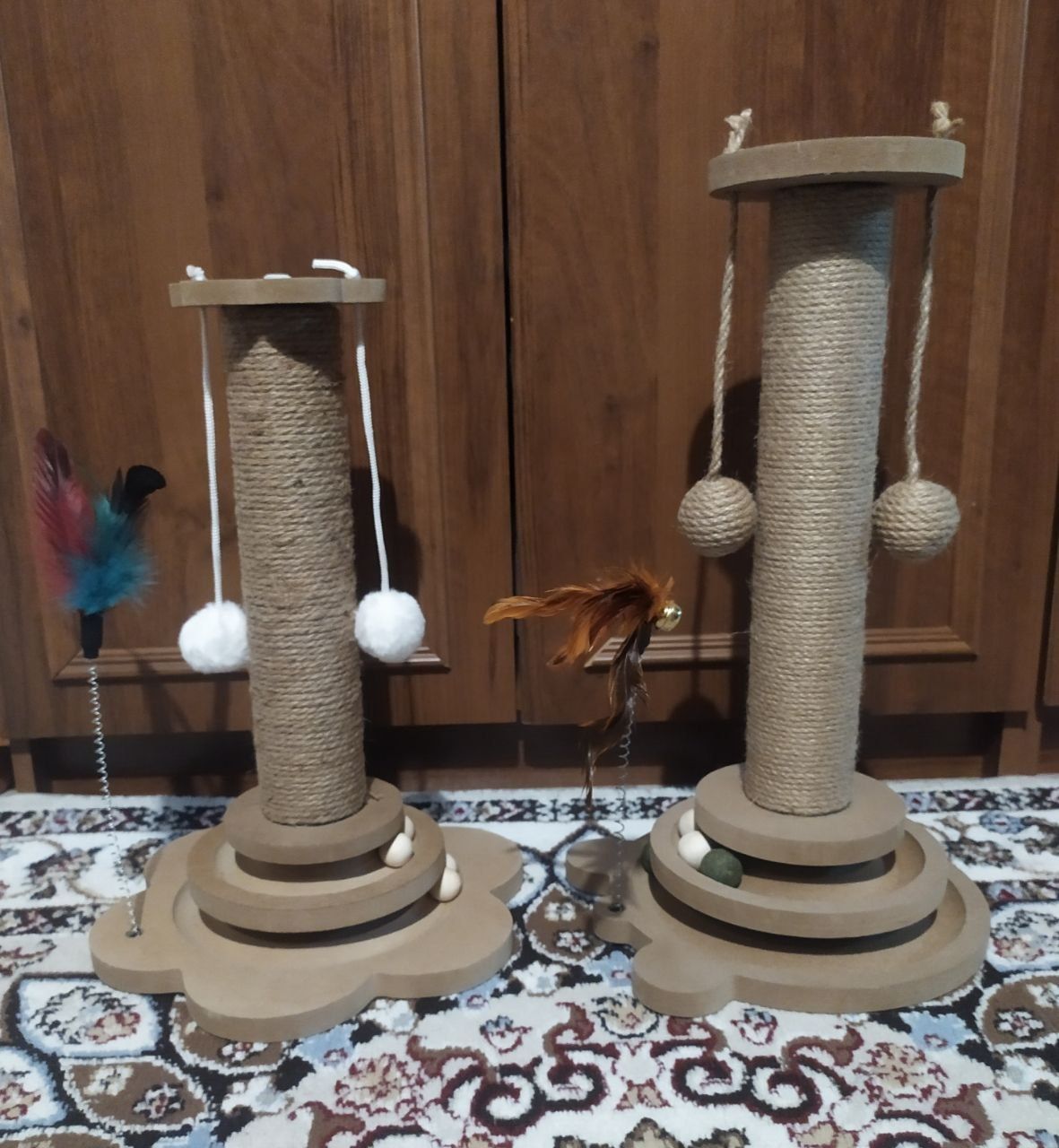 Когтеночка столб многофункциональный комплекс для кошек