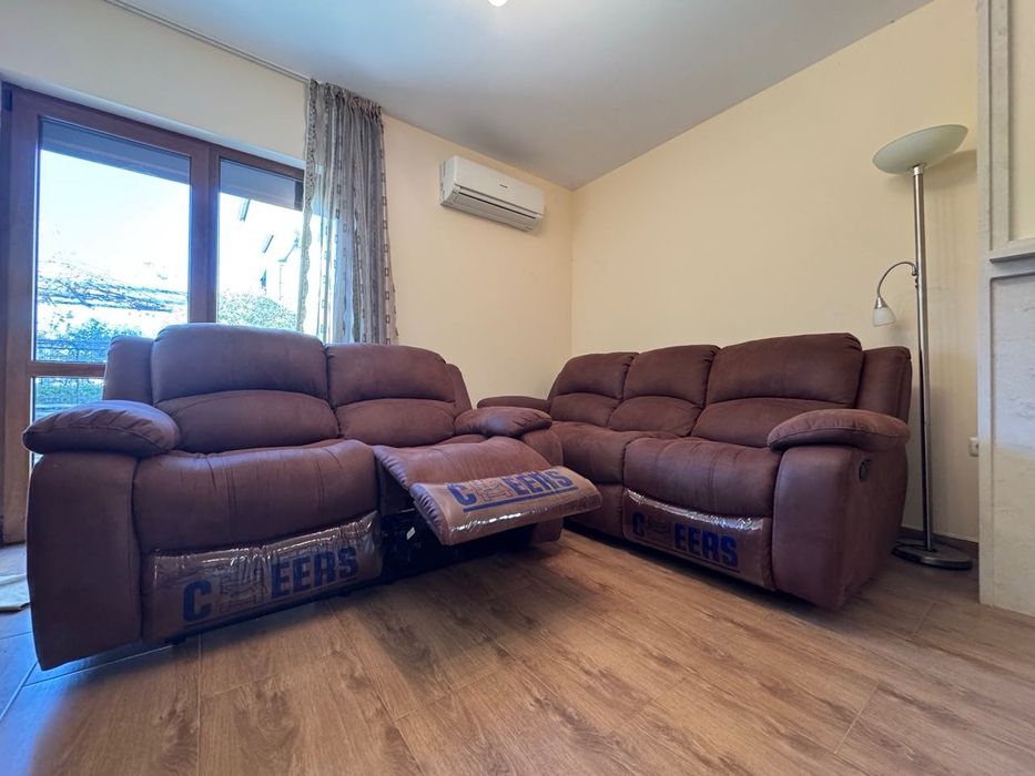 Диван двойка и тройка и фотьойл Cheers с релакс механизъм