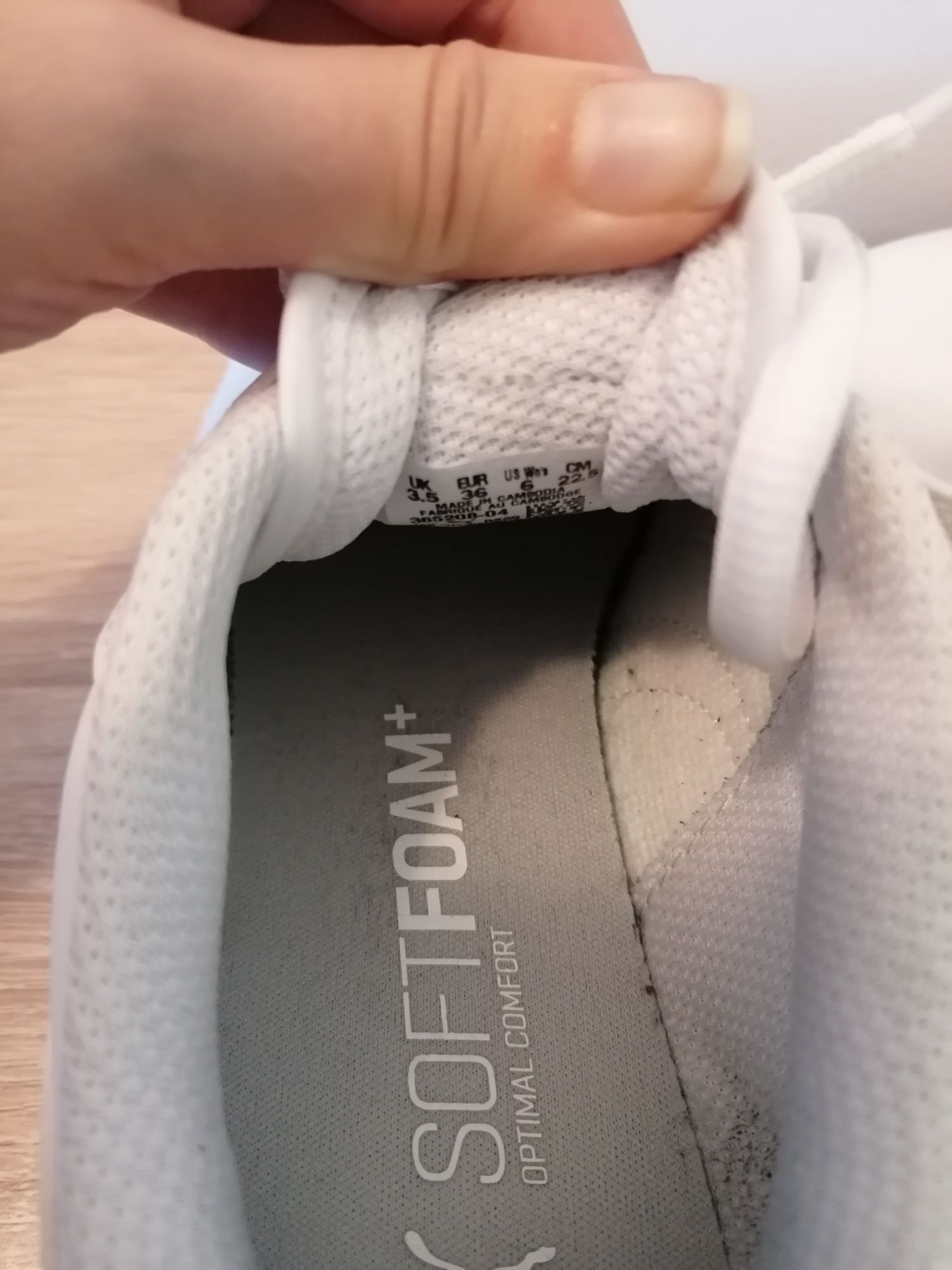 Бели кецове Puma, естествена кожа 36