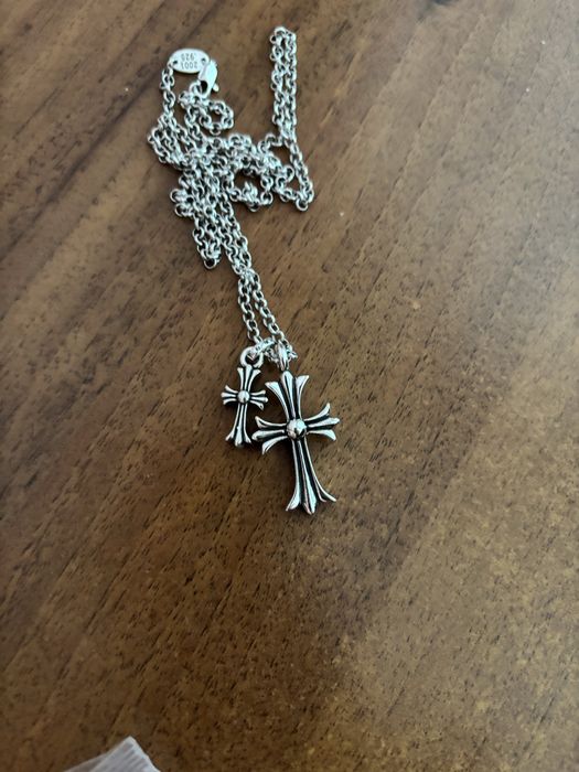 Chrome hearts cross and dagger pendant
