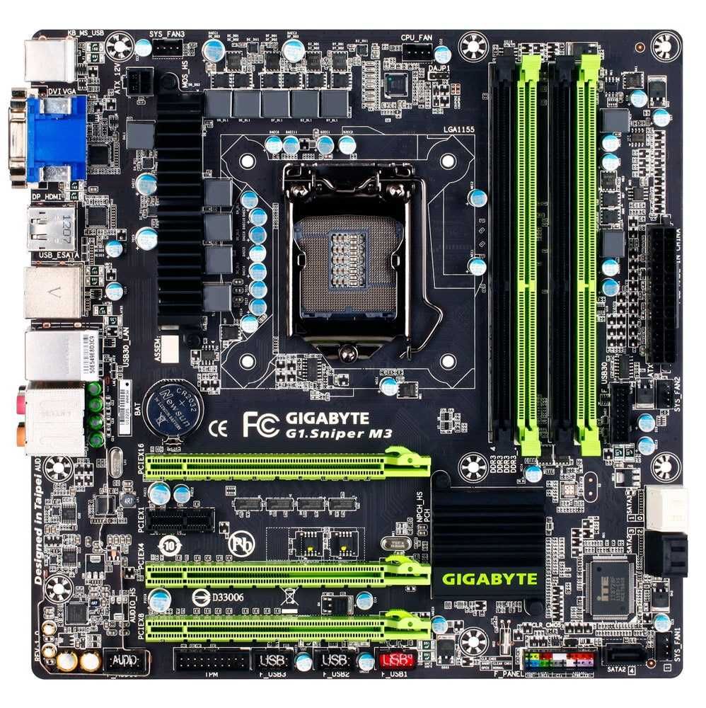 Дъно Дънна платка Gigabyte G1.Sniper M3 Z77 LGA 1155 DDR3 OVERCLOCK
