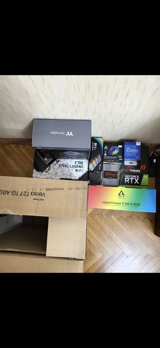 2K 100+fps Мощен геймърски компютър Нов* Гаранция