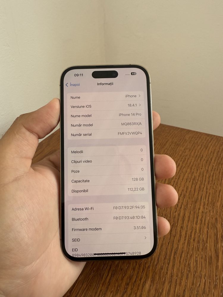Iphone 14 pro gold 128 gb