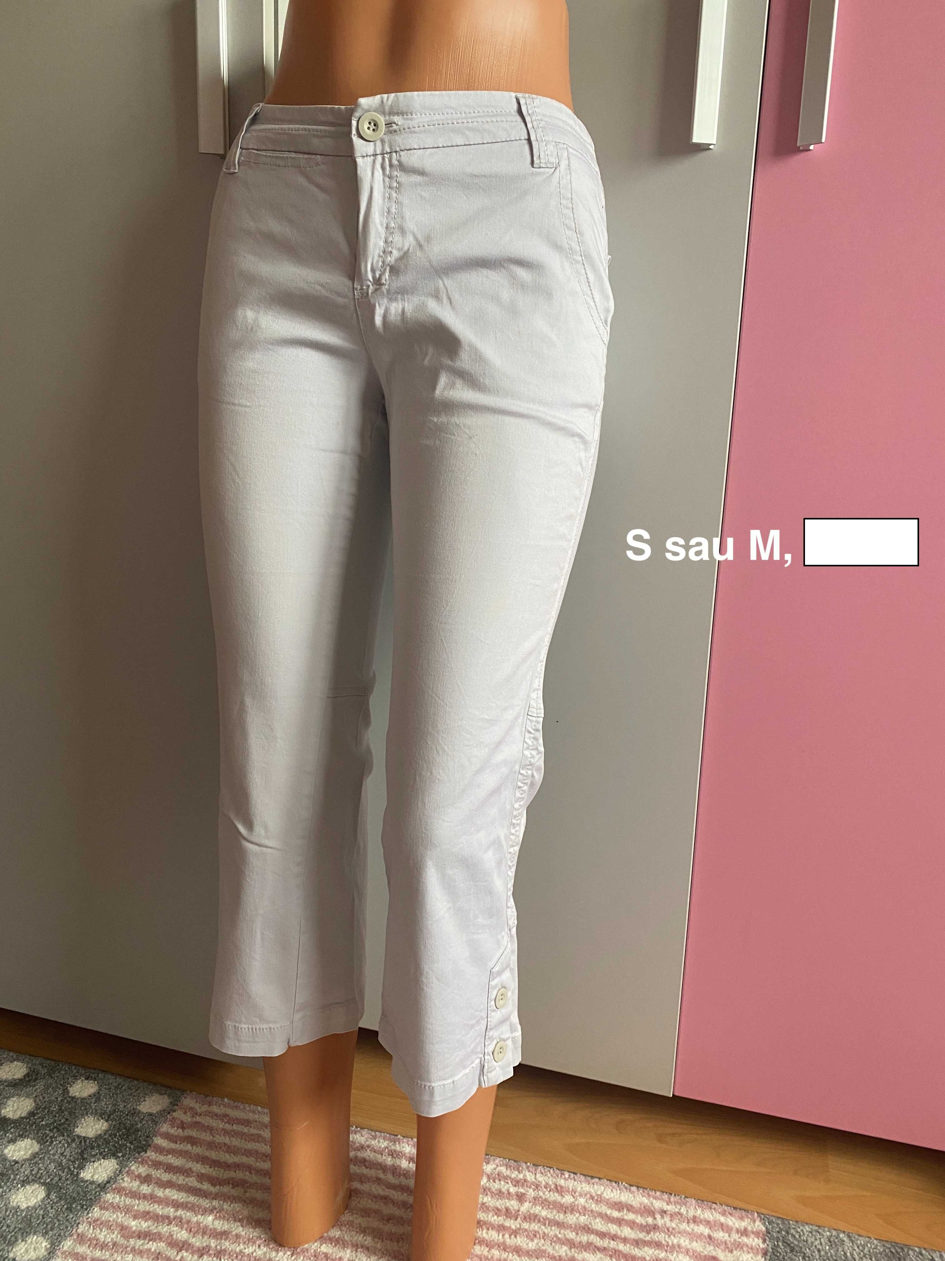 Lot Pantaloni scurti sau 3 sferturi S M dama blugi stofa H&M Zara