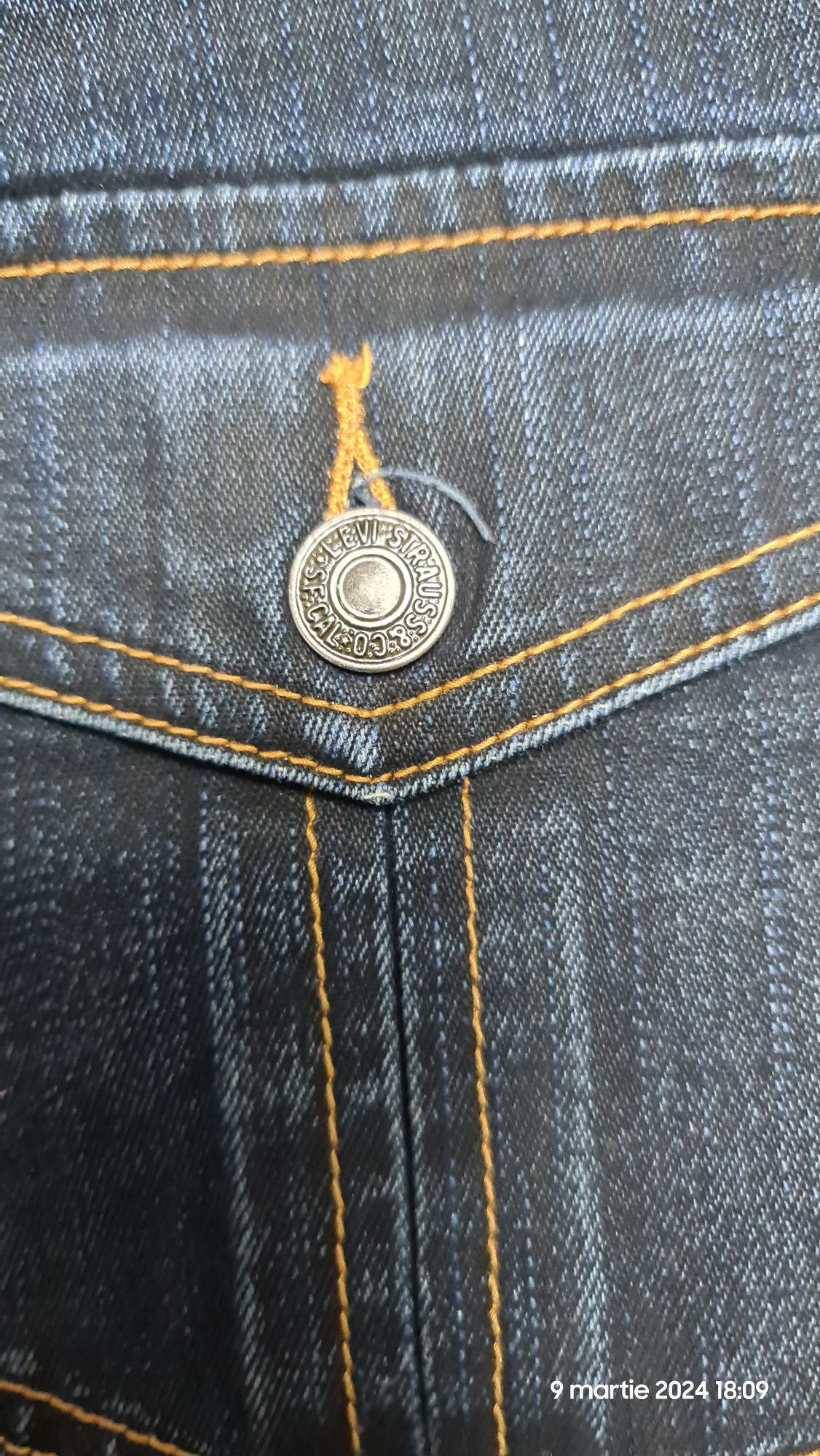 Blugi de damă LEVI'S, Originali, Albaștri,model deosebit,măsura W32