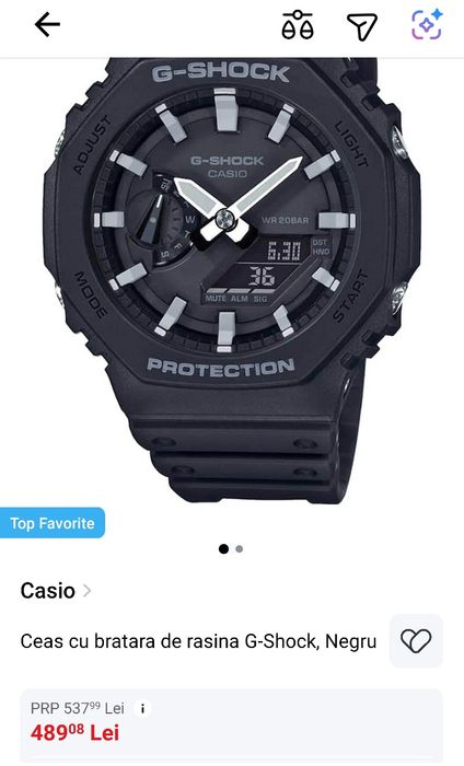 PRET FIX NOU Casio G-Shock