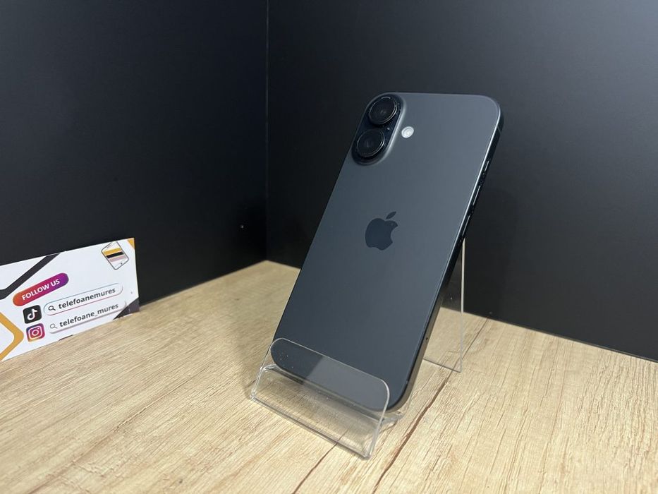 Iphone 16 128Gb Black 3 ani garanție, Telefoane Mureș
