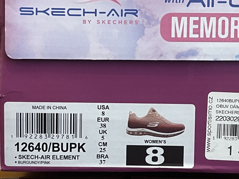 Pantofi sport SKETCHERS SKETCH - AIR, 38, noi, etichetă, cutie