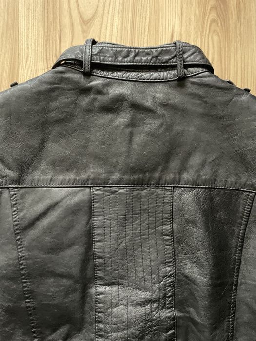 GUESS / мъжко кожено(естествена) яке L