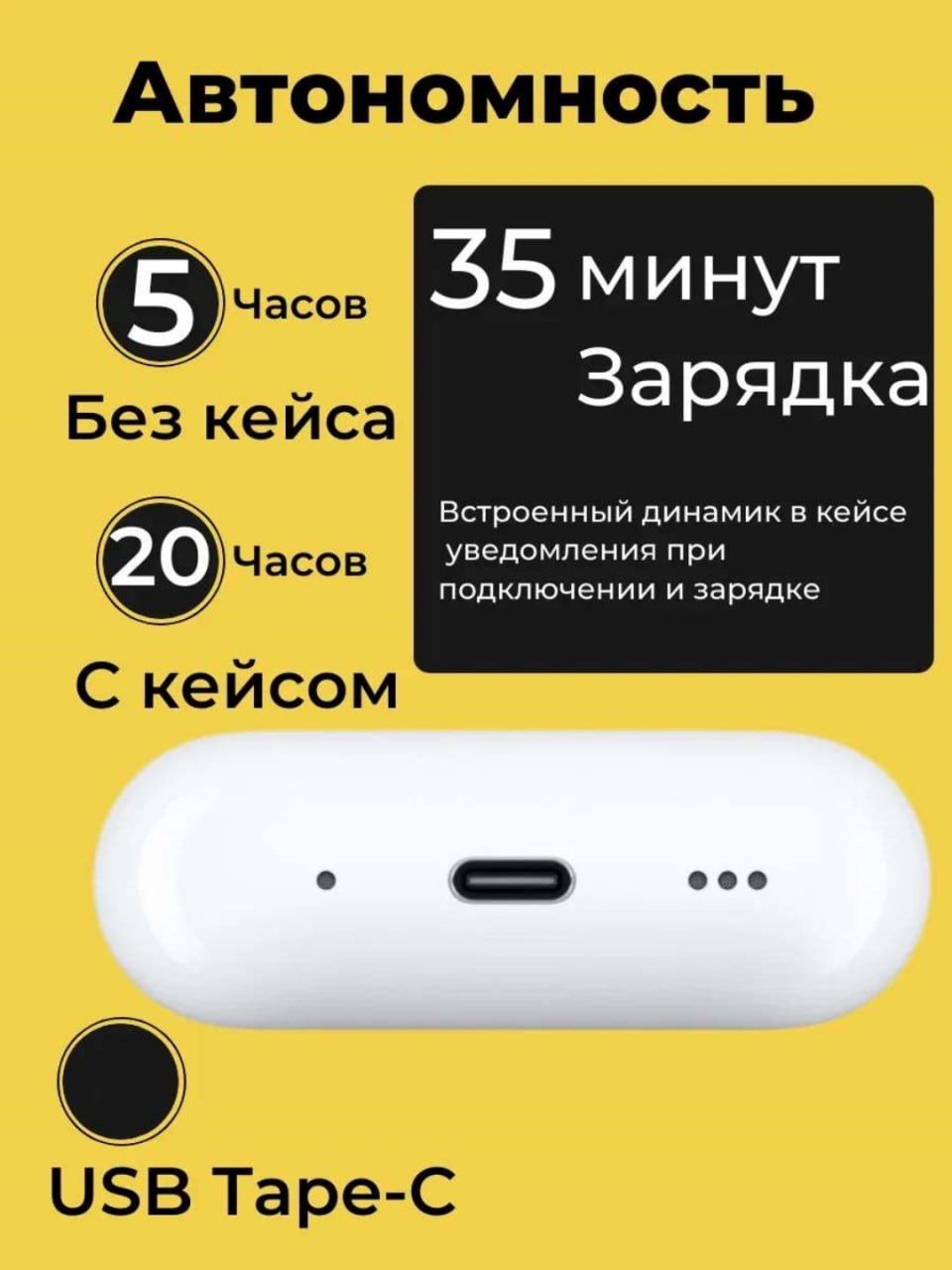 Apple va Android tizimlariga mos keladigan suv o'tkazmaydigan simsiz n