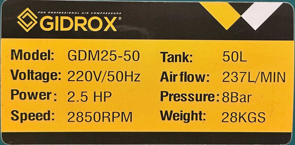 Компрессор компрессора kompressor GIDROX orginal