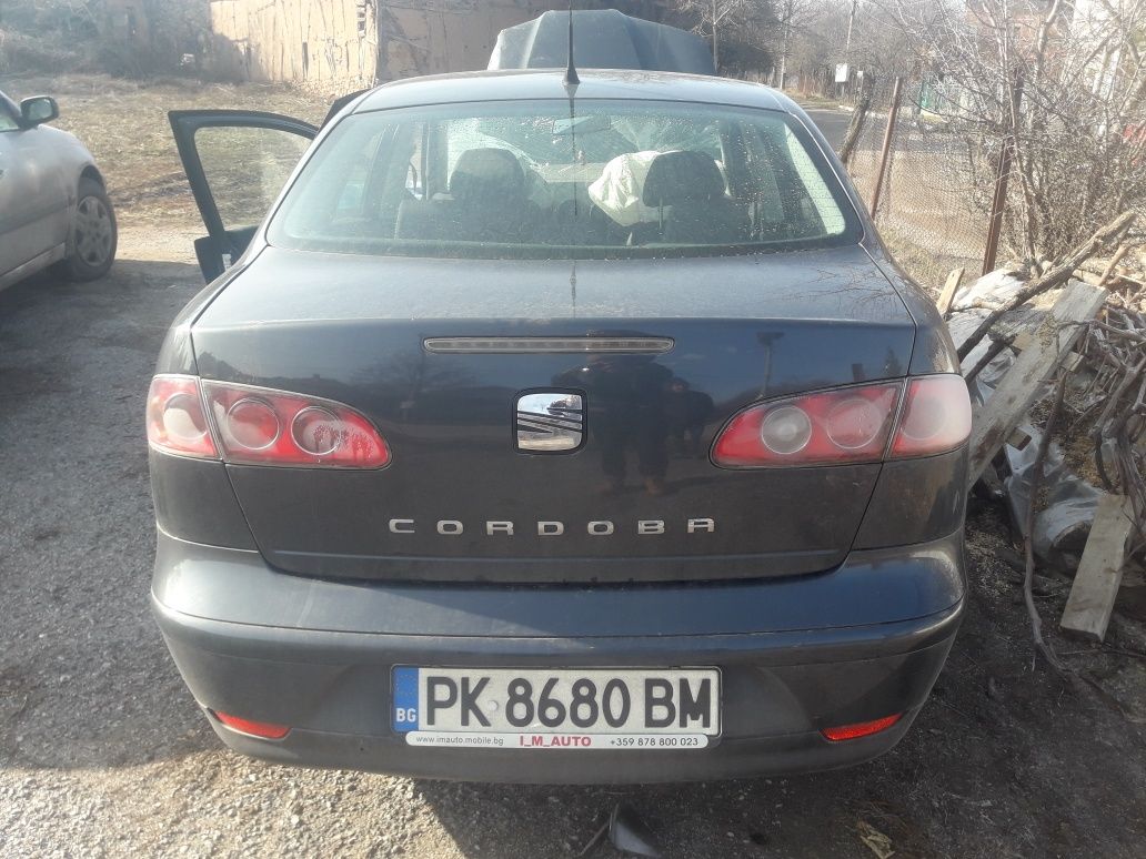 На части seat cordoba 2008г. 1.4 16v 86к.с.