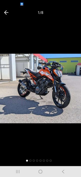 KTM DUKE и KTM RC  125 куб. Първи собственик! AKRAPOVIC!