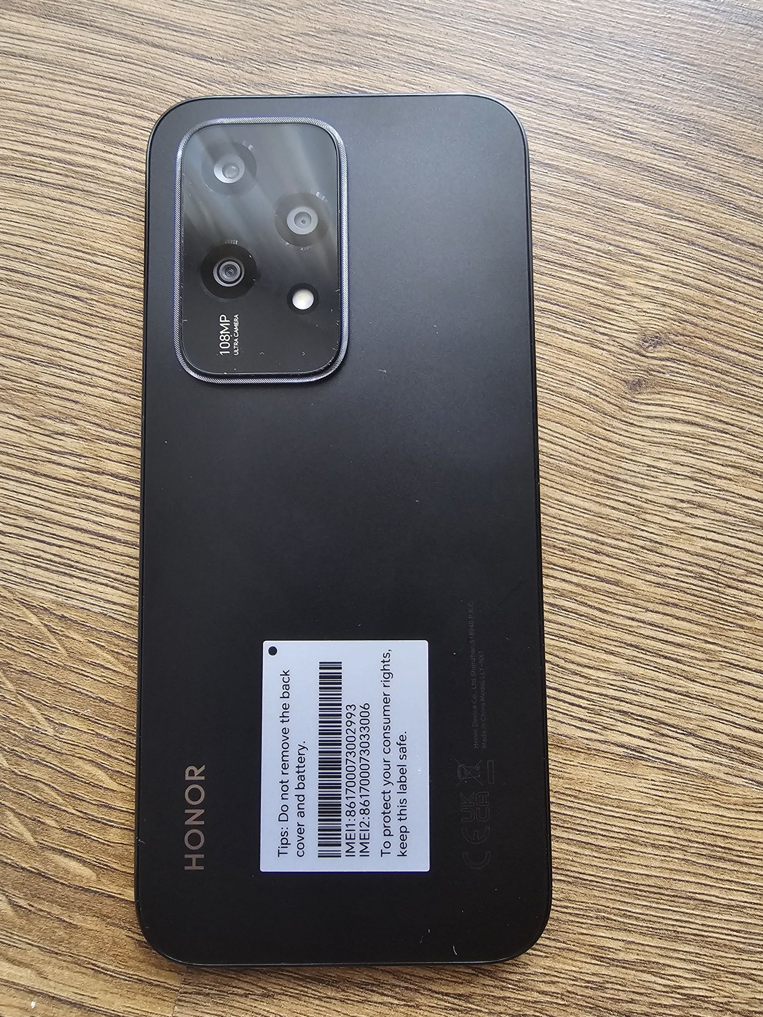 Мобилен телефон Honor 200 Lite, 8GB+256GB, 6.7, 4500mAh черен