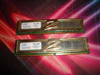 memorie RAM DDR2 OCZ Gold 4GB ( 2x 2GB ) CL 5-5-5 PC2 6400 800 Mhz