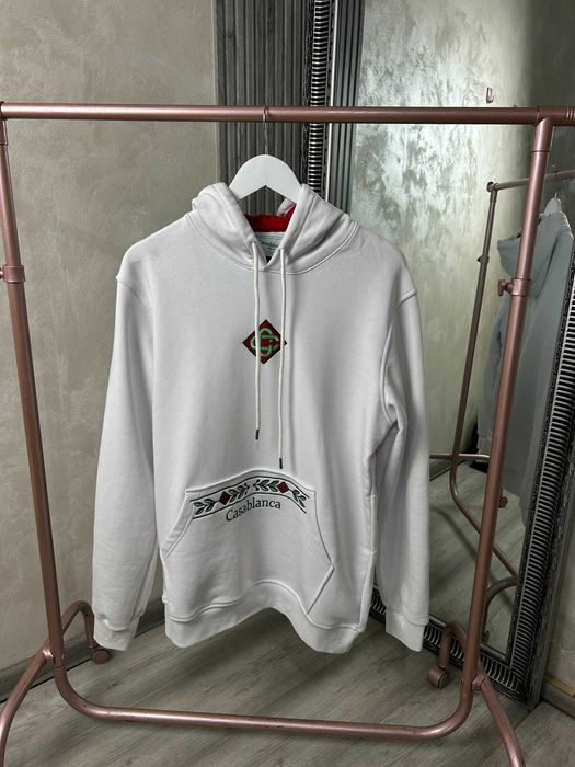 Мъжки блузи и суичери в бял цвят