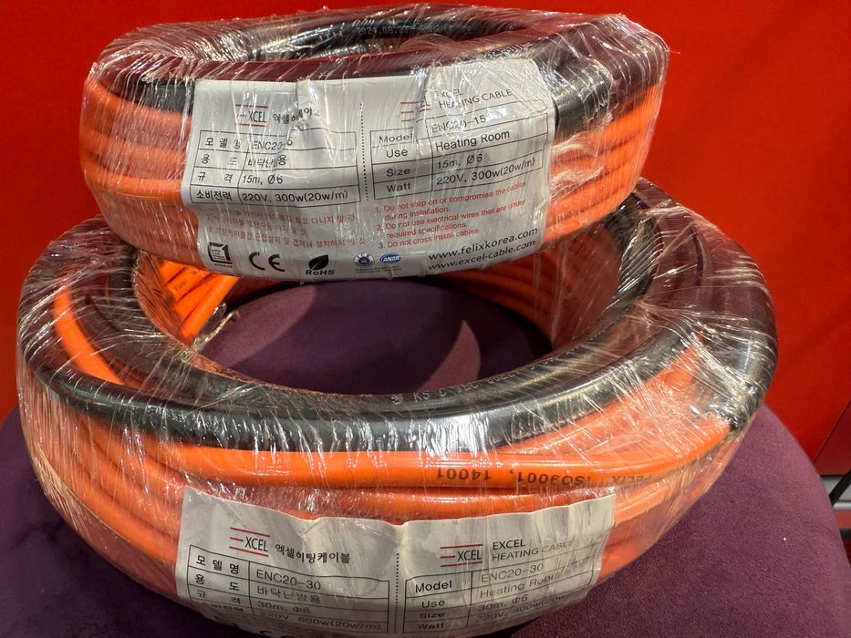 Теплый пол кабельный под кафель