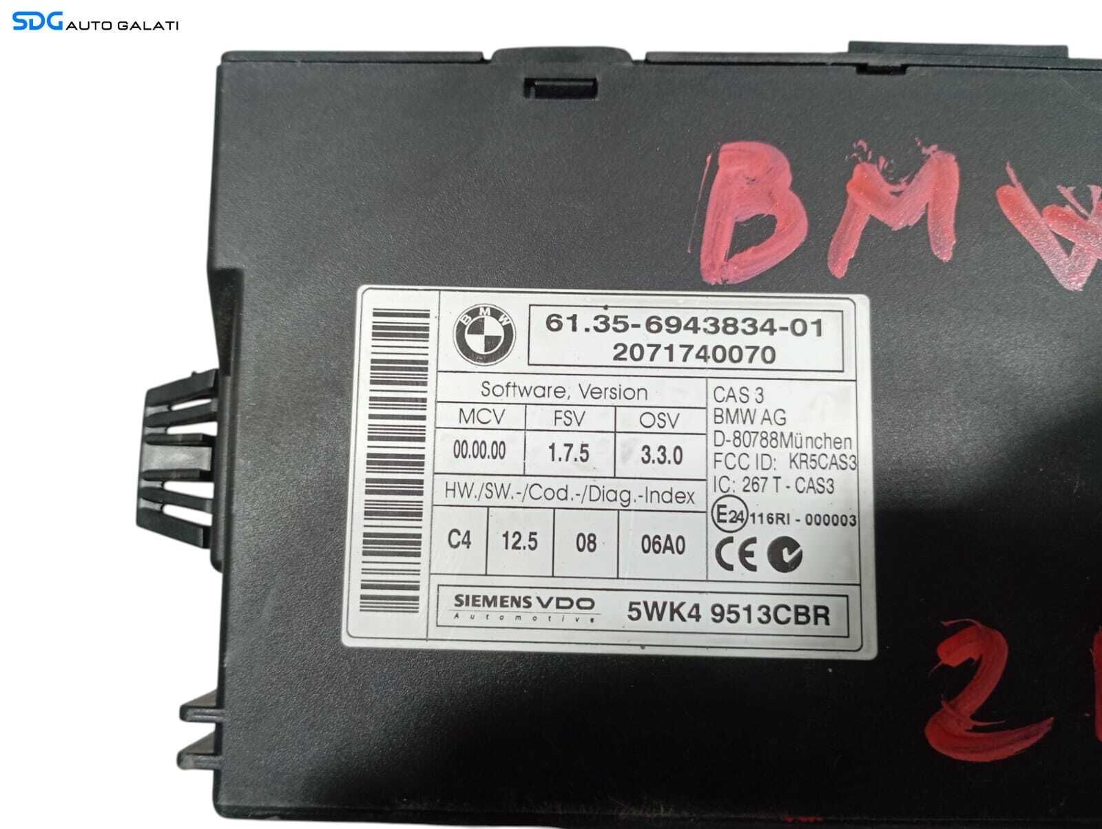 Kit Pornire ECU Calculator Motor Cip Cheie Imobilizator BMW Seria 3 E90 E91 2.0 D M47 163 CP 2004 - 2011 Cod 9131776-01 7803373 0281013501 [LC0876] [LC0877]