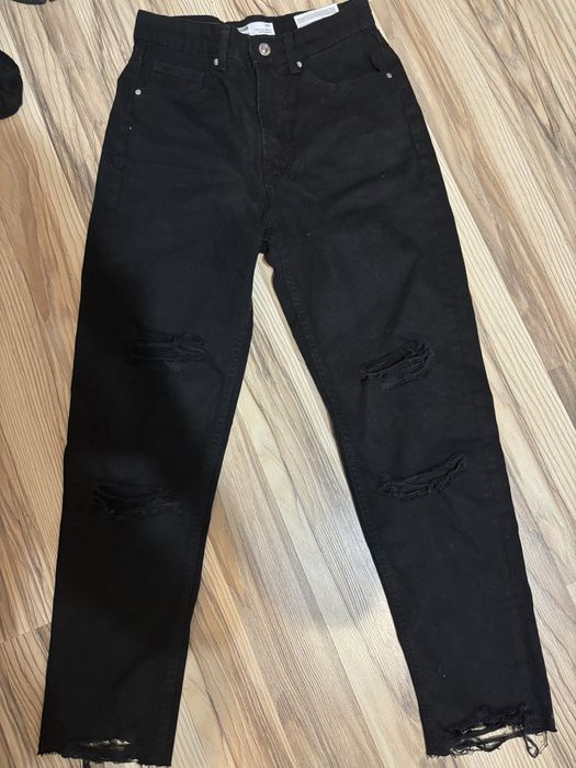 Черни дънки от bershka