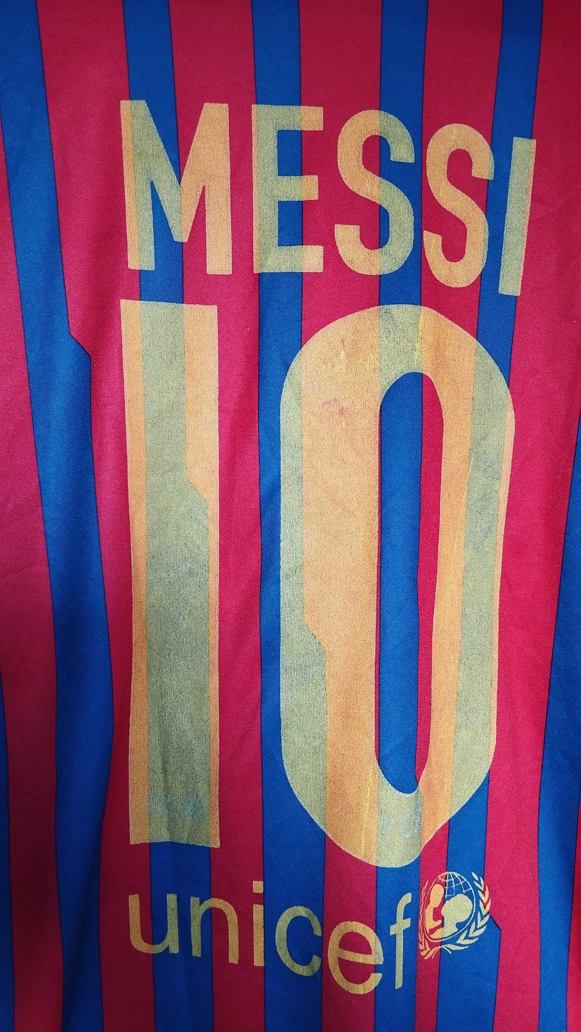 Мъжка тениска FC Barcelona Lionel Messi размер M футбол