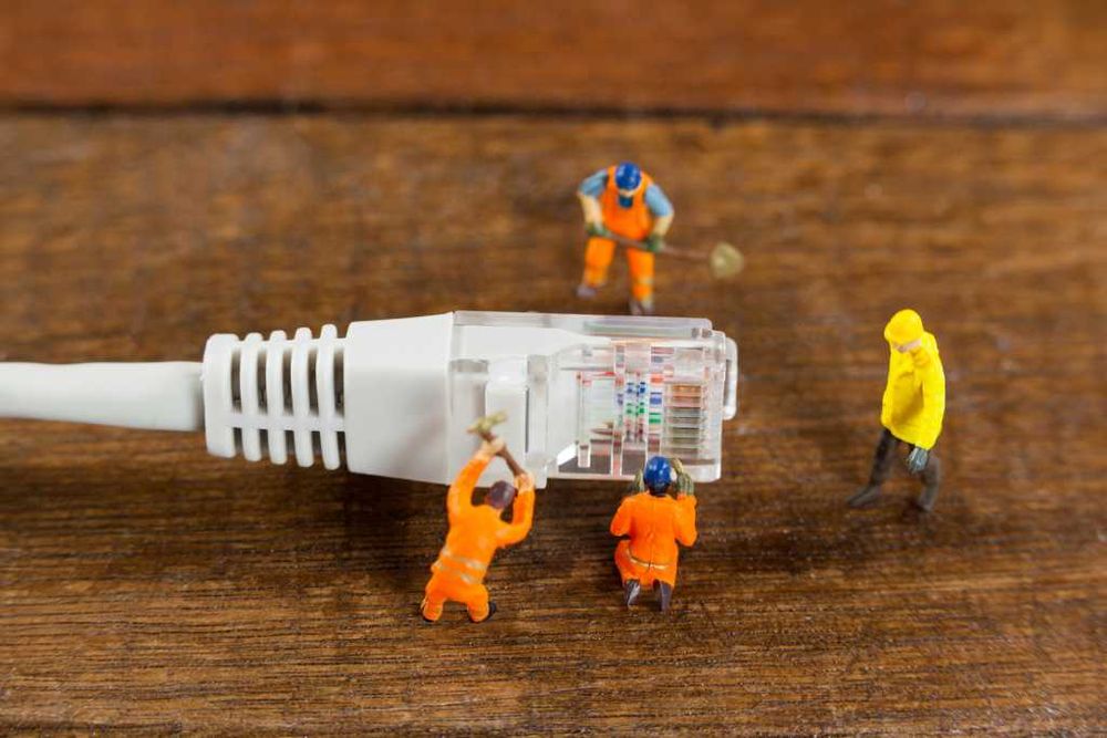 Обжим и проверка сетевого кабеля (RJ-45)