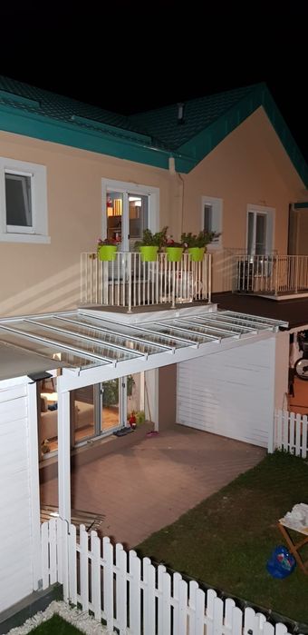 Pergole terase sere sticla aluminiu fier