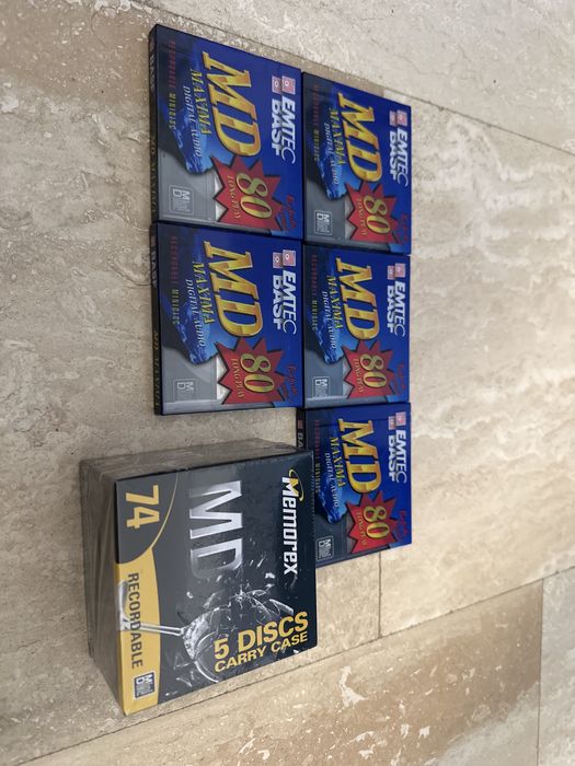 10 minidisc sigilate BASF / Memorex