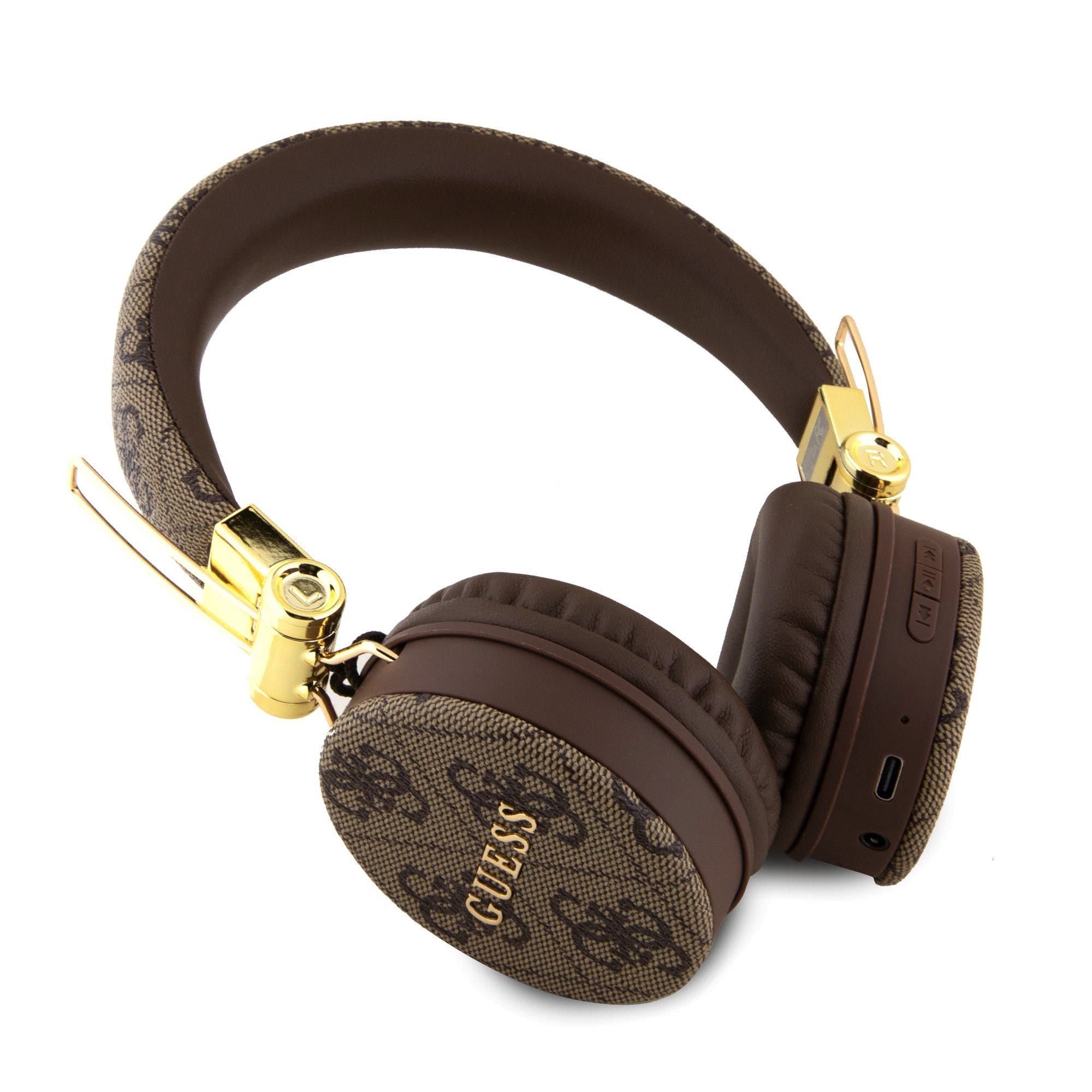 Безжични блутут слушалки с микрофон-Guess  Leather