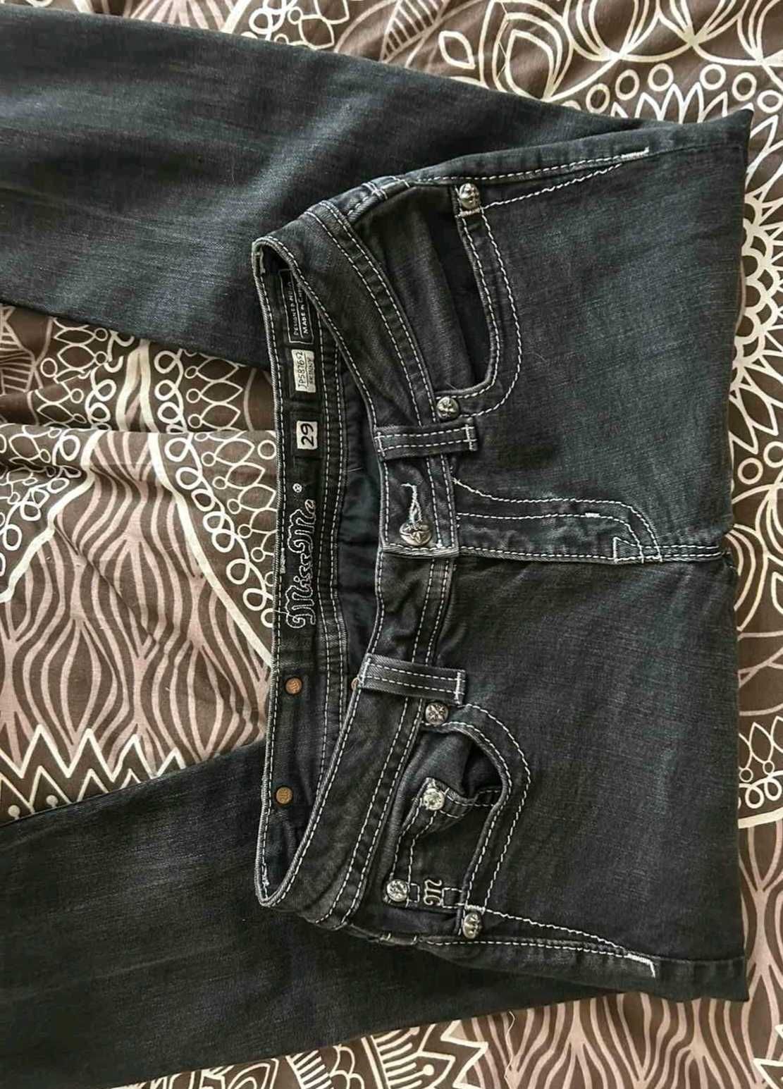 Чисто нови автентични Miss me low rise skinny черни дънки (не носени)