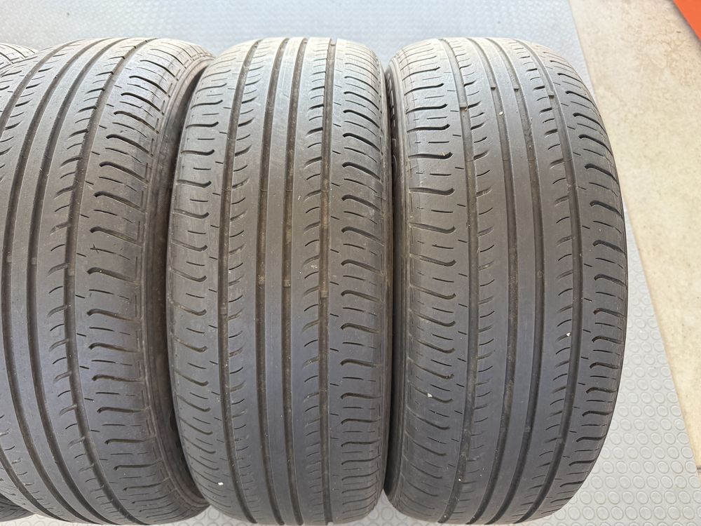 4бр. Летни Гуми 225/55R/18 -HANKOOK- DOT: 0114- 5,7мм.