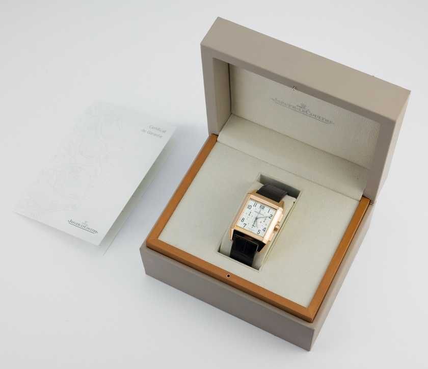 Jaeger-LeCoultre Reverso Squadra Chronograph GMT Q7012420 Rose Gold