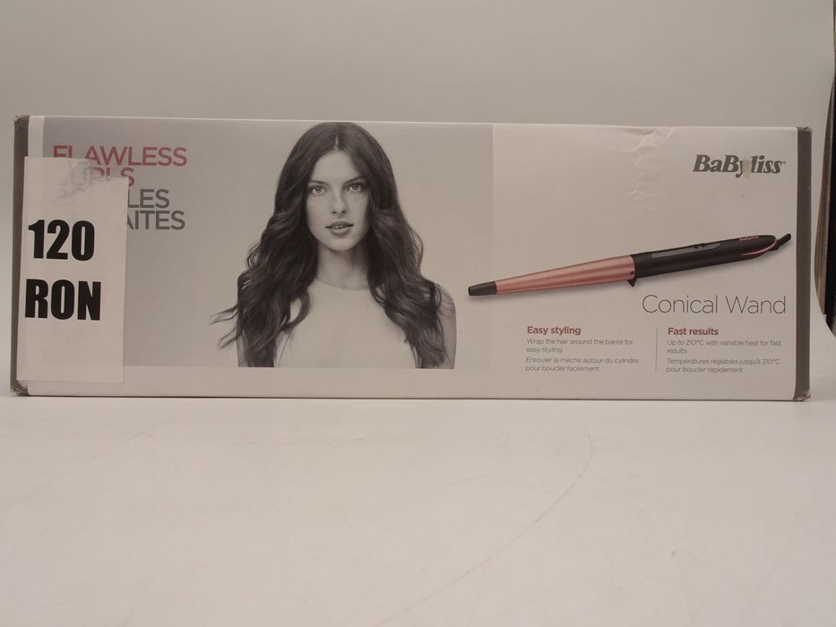 Ondulator de par conic FLAWLESS CURLS 13-25MM, C454E, BABYLISS