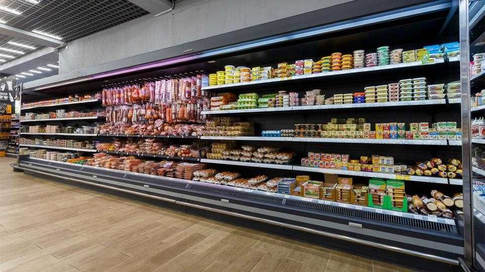 Металлические торговые стеллажи