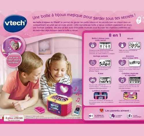 Детска кутия за бижута VTech KidiSecrets My Jewellery Box