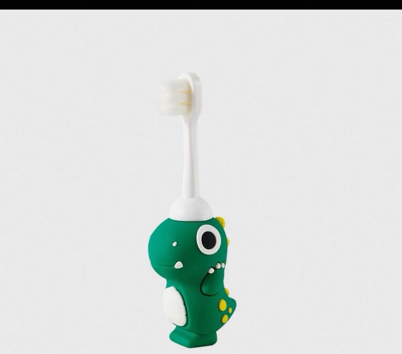 EMXEE嫚熙 болалар учун “Дино” шаклдаги ультра юмшоқ тиш щёткаси