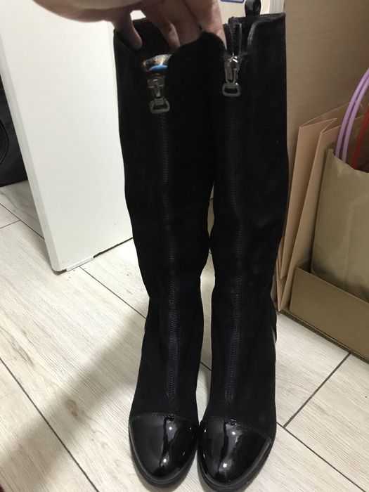 Осенние сапоги из полностью натуральных материалов