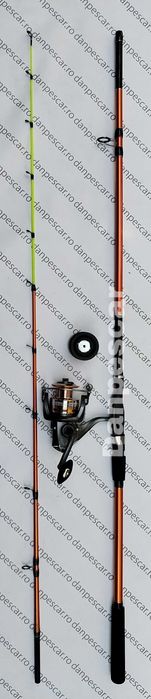 SET 4 Lansete PROFL AQUA RIVER Feeder 2,40m + 4 Mulinete FL EFB5000