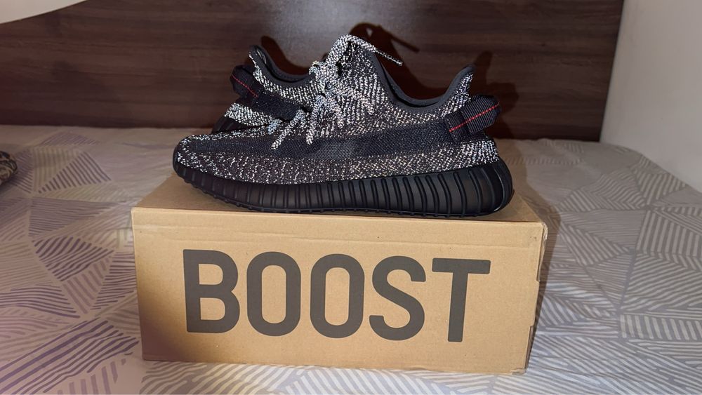 Yeezy 350 V2 Static Black (Reflective)